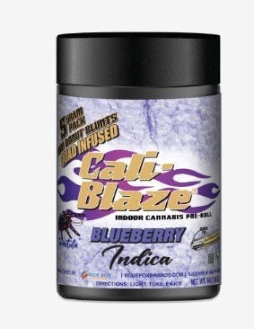 Blueberry | Infused Joints | 1g each | 5pk by Cali-Blaze