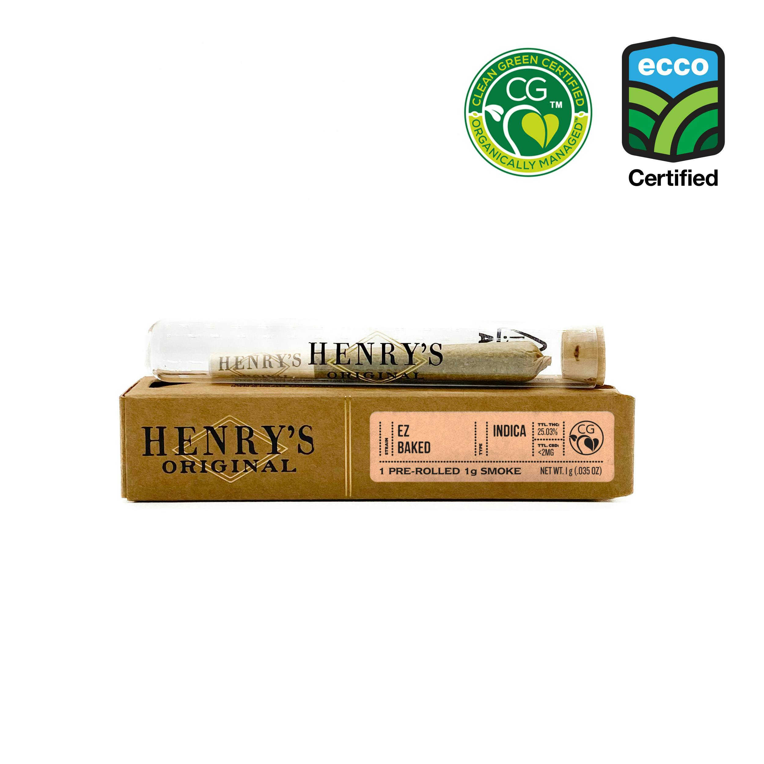 Henry's Original | EZ Baked | Joint | 1g