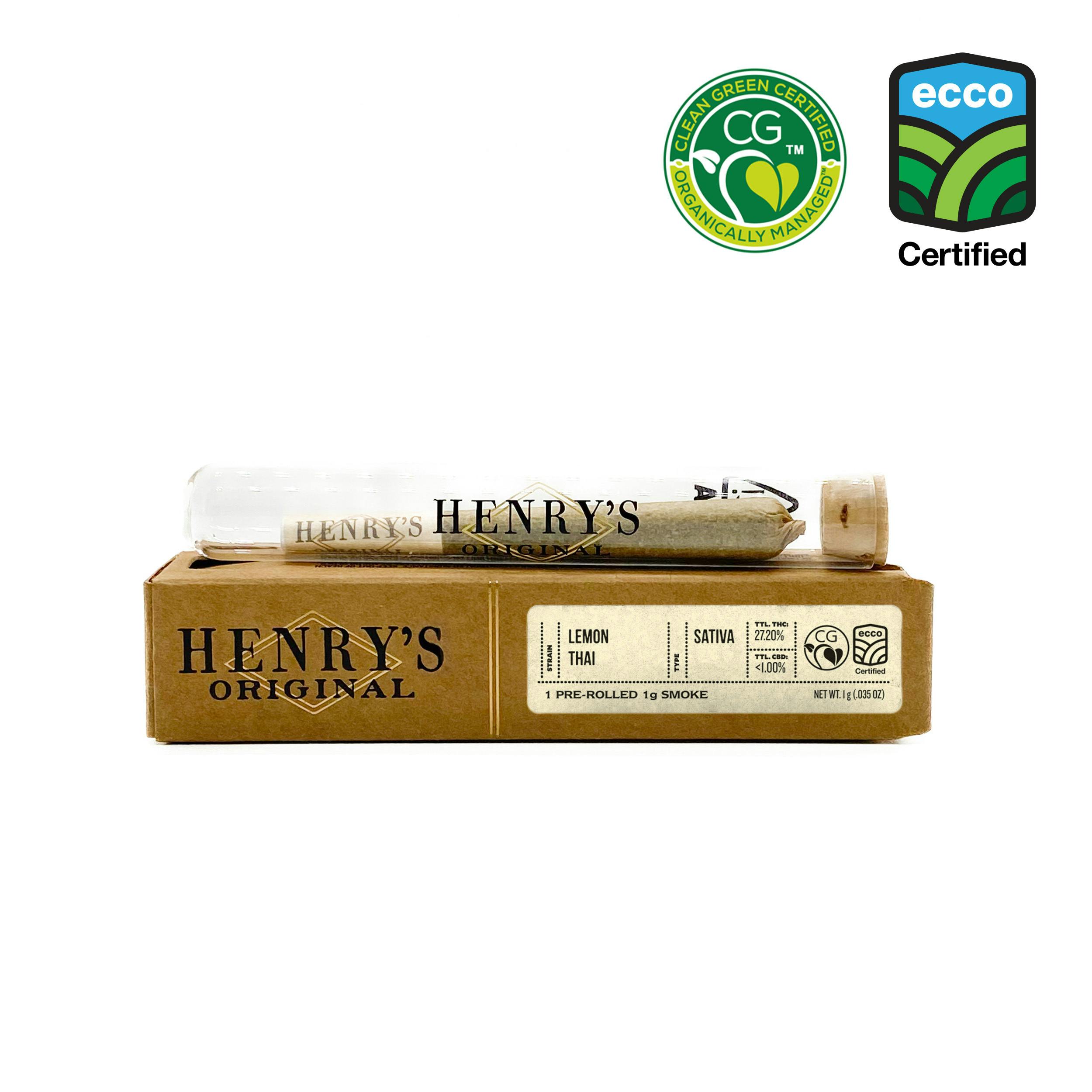 Henry's Original | Lemon Thai | Joint | 1g