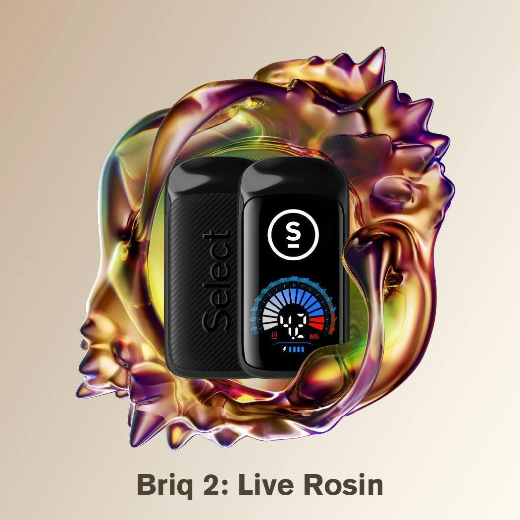 BRIQ 2 Live Rosin Series Mimosa Kush Mints