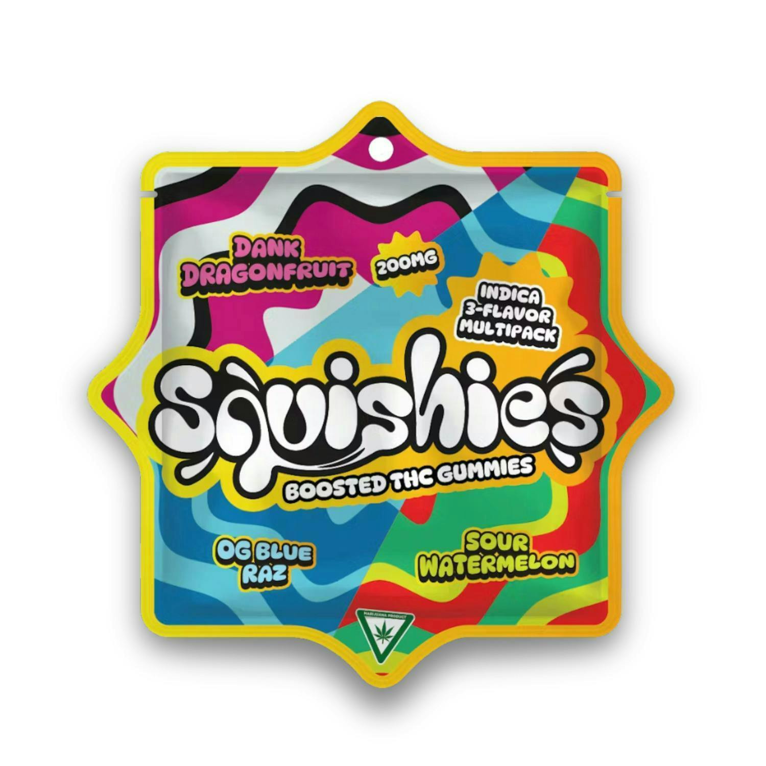 Indica Squishie's Rosin Gummies | 200mg | 10ct | 20mg/ea