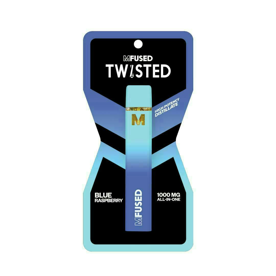 Blue Raspberry | TWISTED Disposable | 1g by Super Fog by MFused