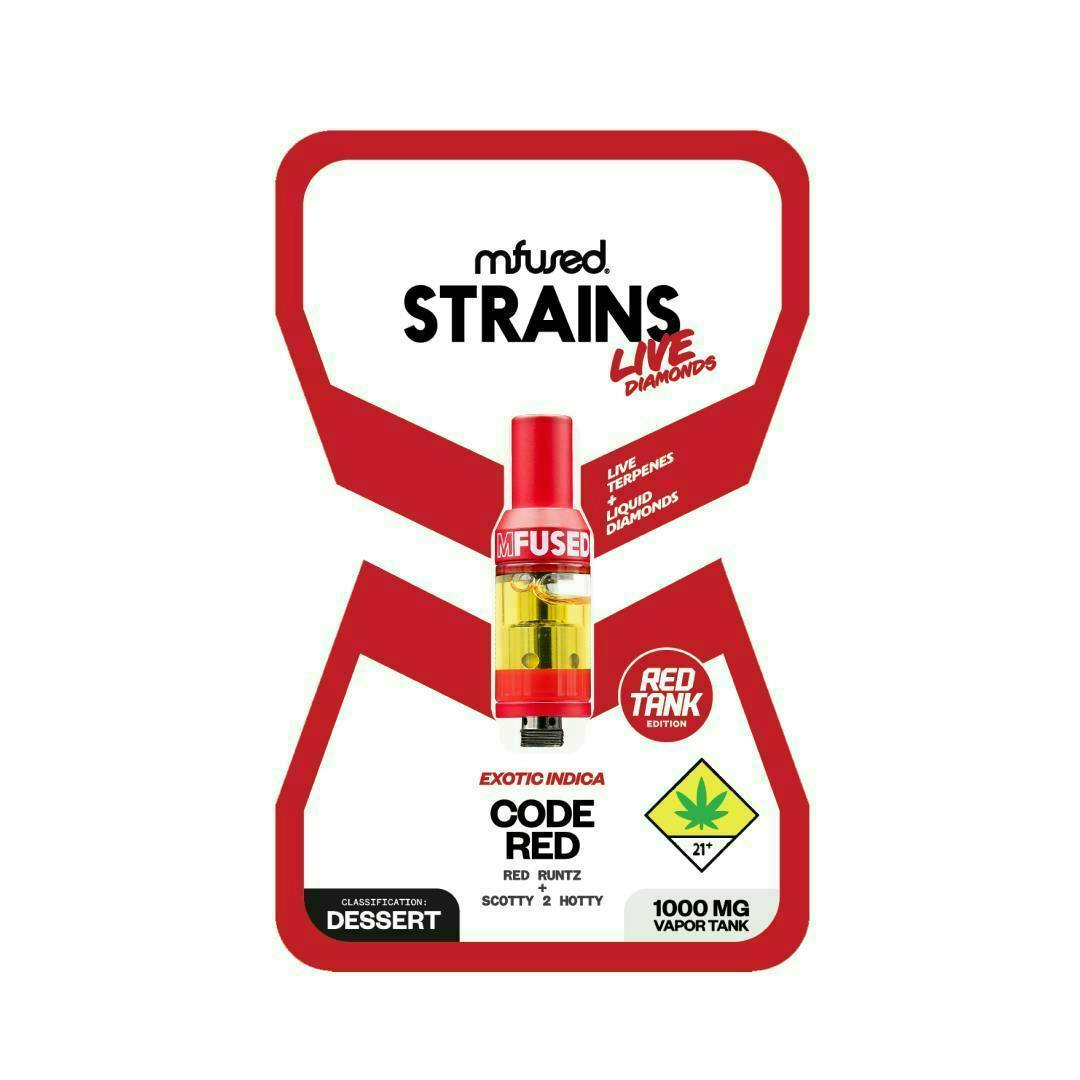 Code Red | STRAINS Live Diamonds RED Tank Cartridge | 1g