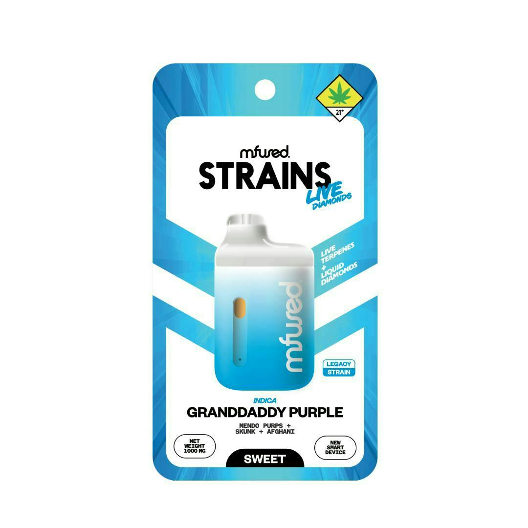 Granddaddy Purple | STRAINS Live Diamonds Jefé Disposable | 1g