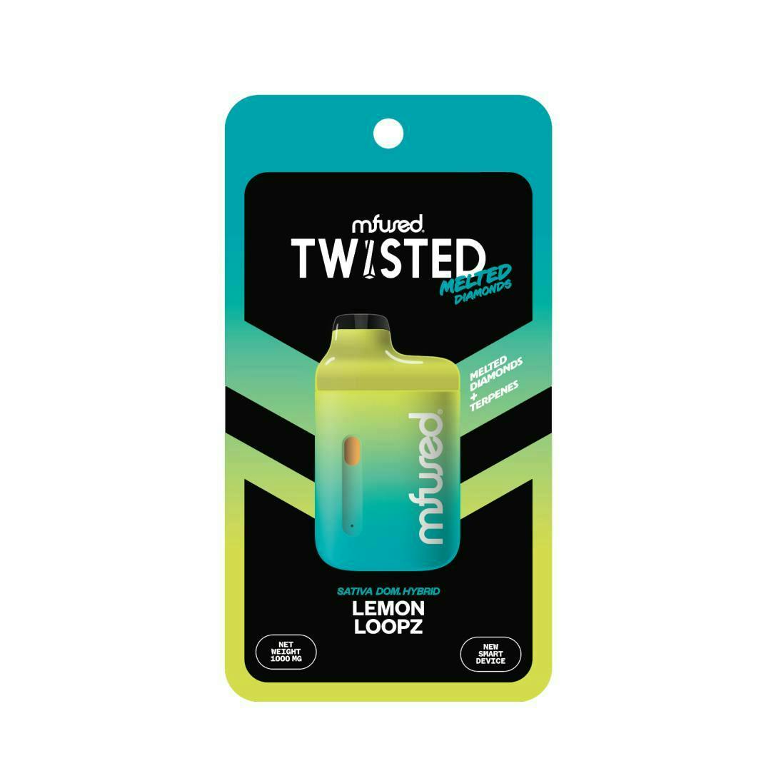 Lemon Loopz | TWISTED Melted Diamonds Jefé Disposable | 1g by Super Fog by MFused