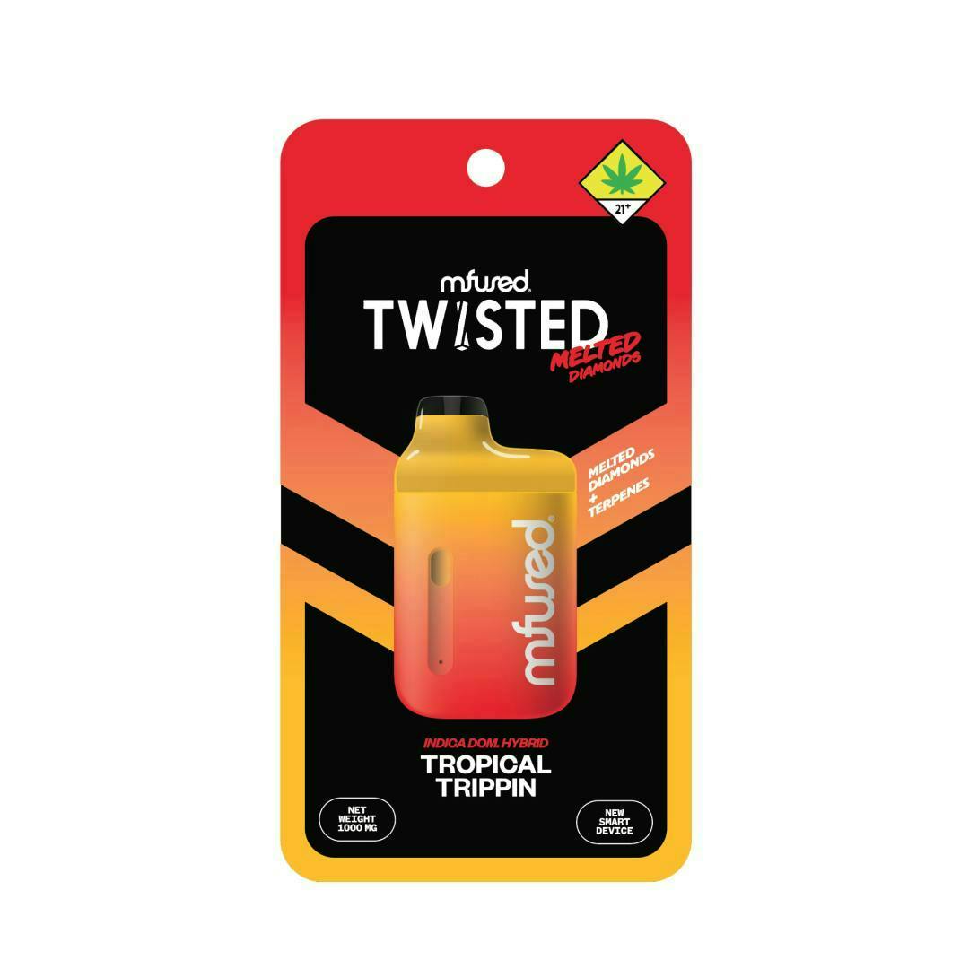 Tropical Trippin | TWISTED Melted Diamonds Jefé Disposable | 1g