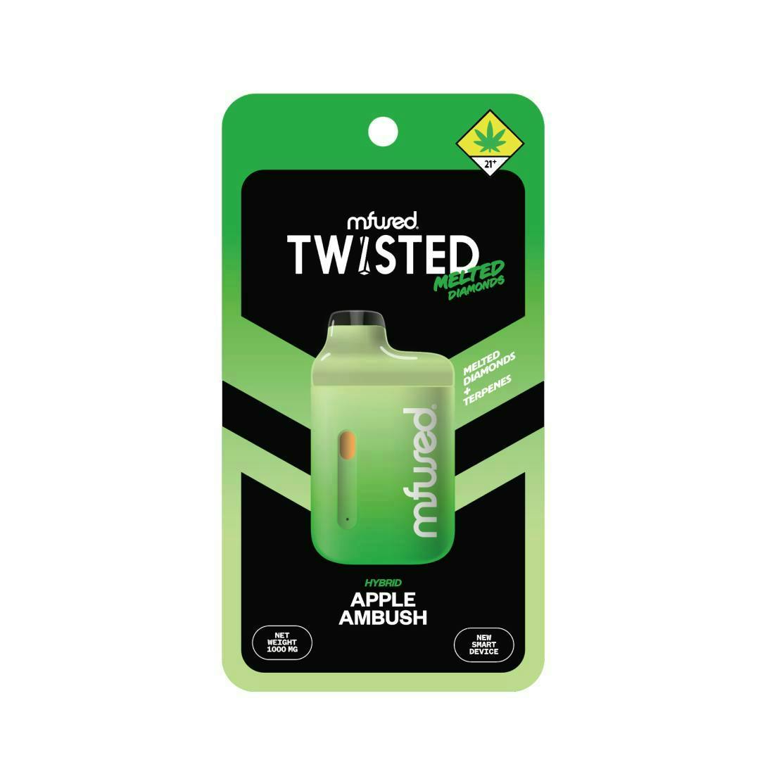 Apple Ambush | TWISTED Melted Diamonds Jefé Disposable | 1g by Super Fog by MFused
