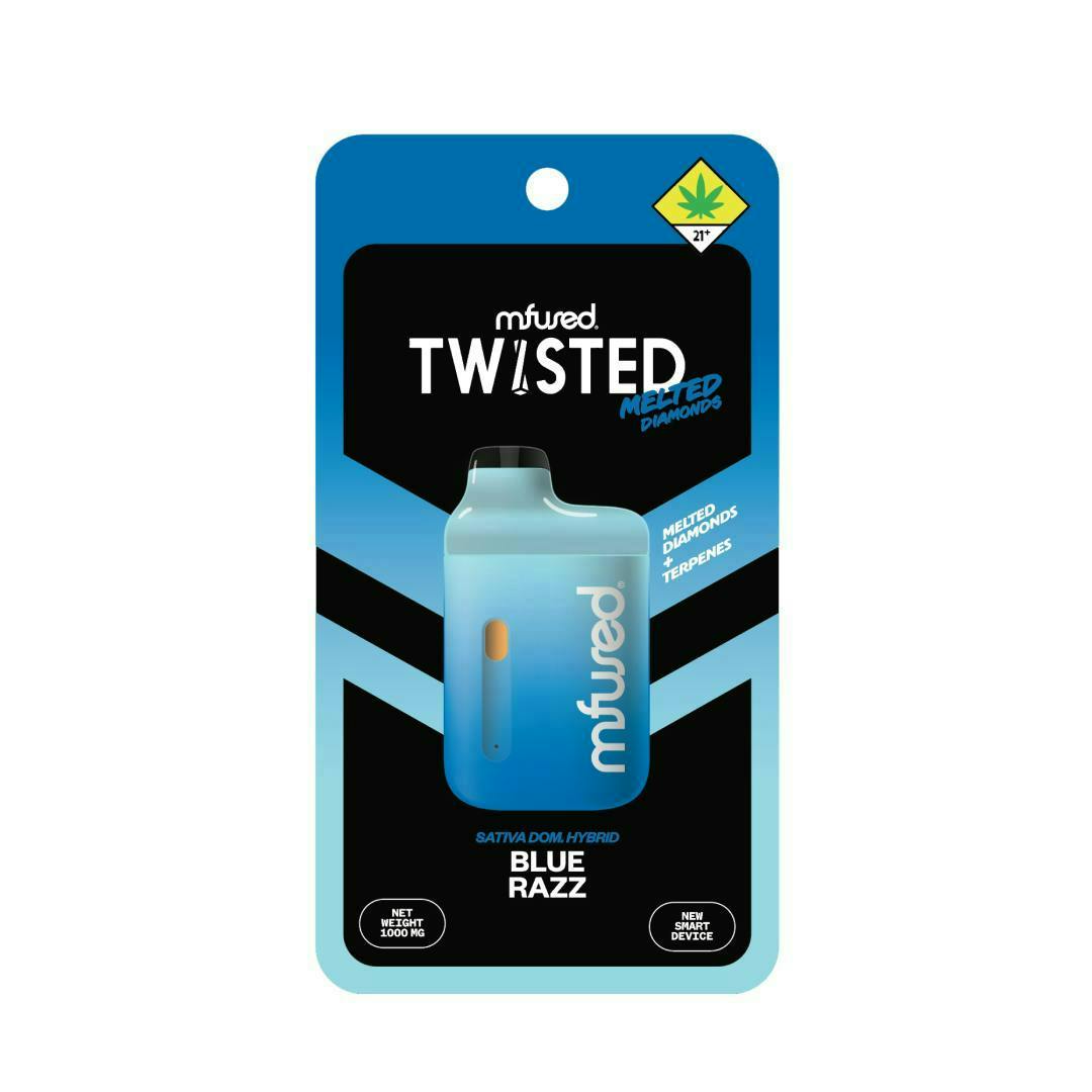 Blue Razz | TWISTED Melted Diamonds Jefé Disposable | 1g