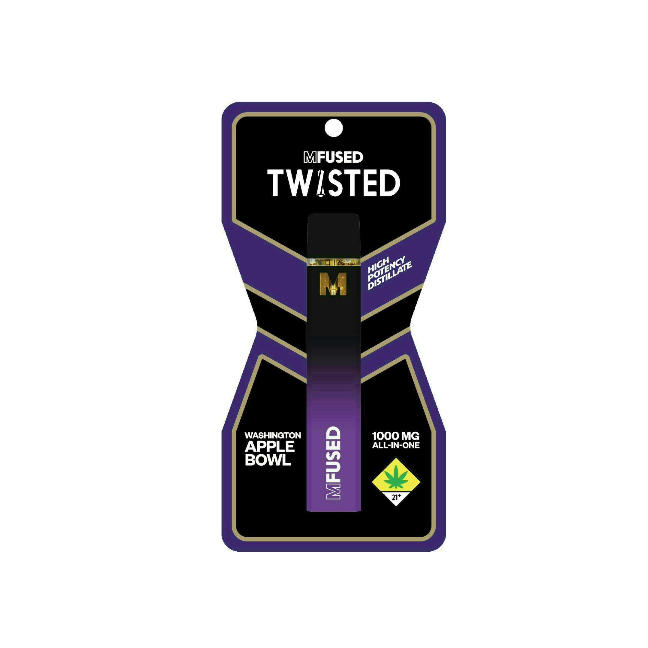 Washington Apple Bowl | TWISTED Disposable | 1g