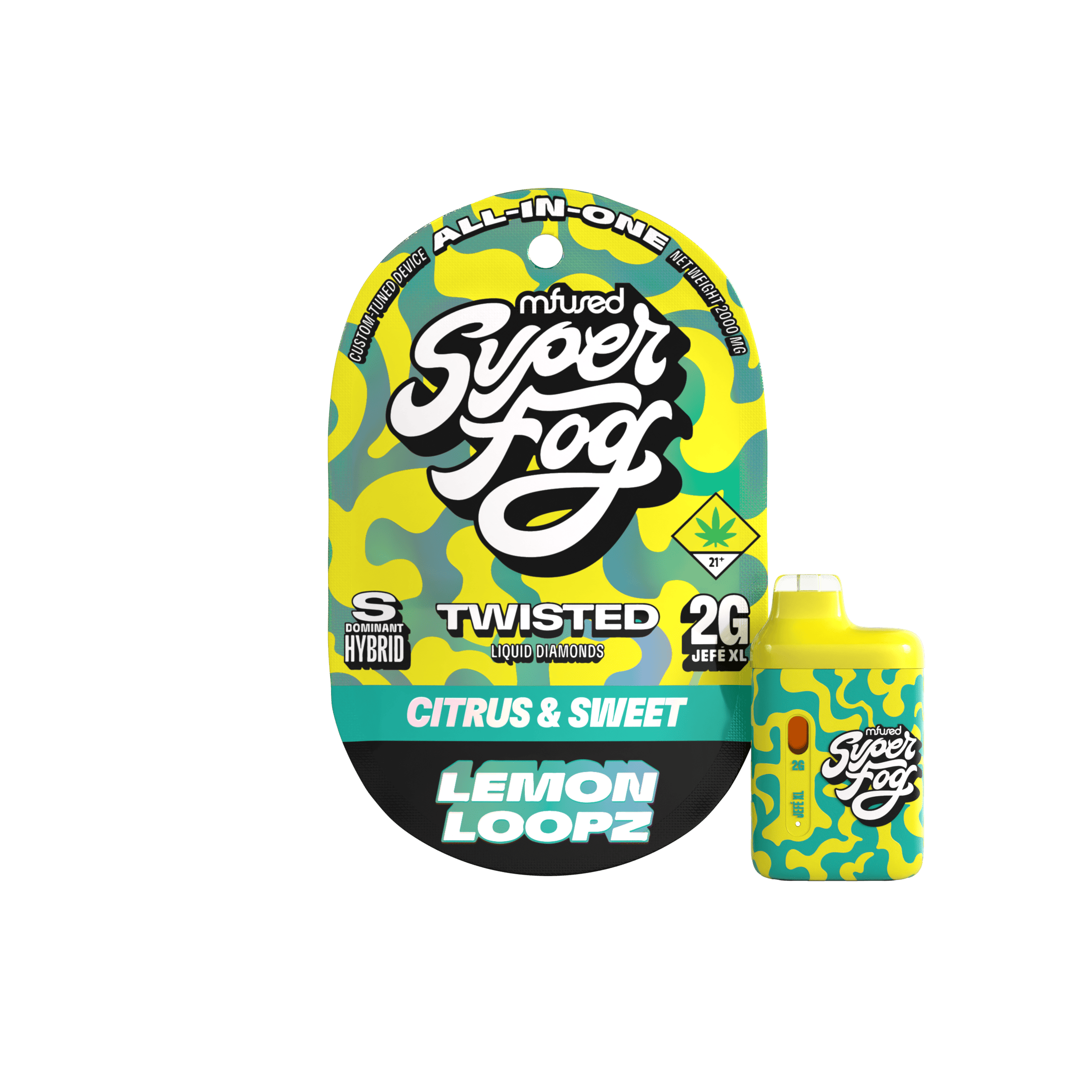 Lemon Loopz · TWISTED Liquid Diamonds Jefé Disposable