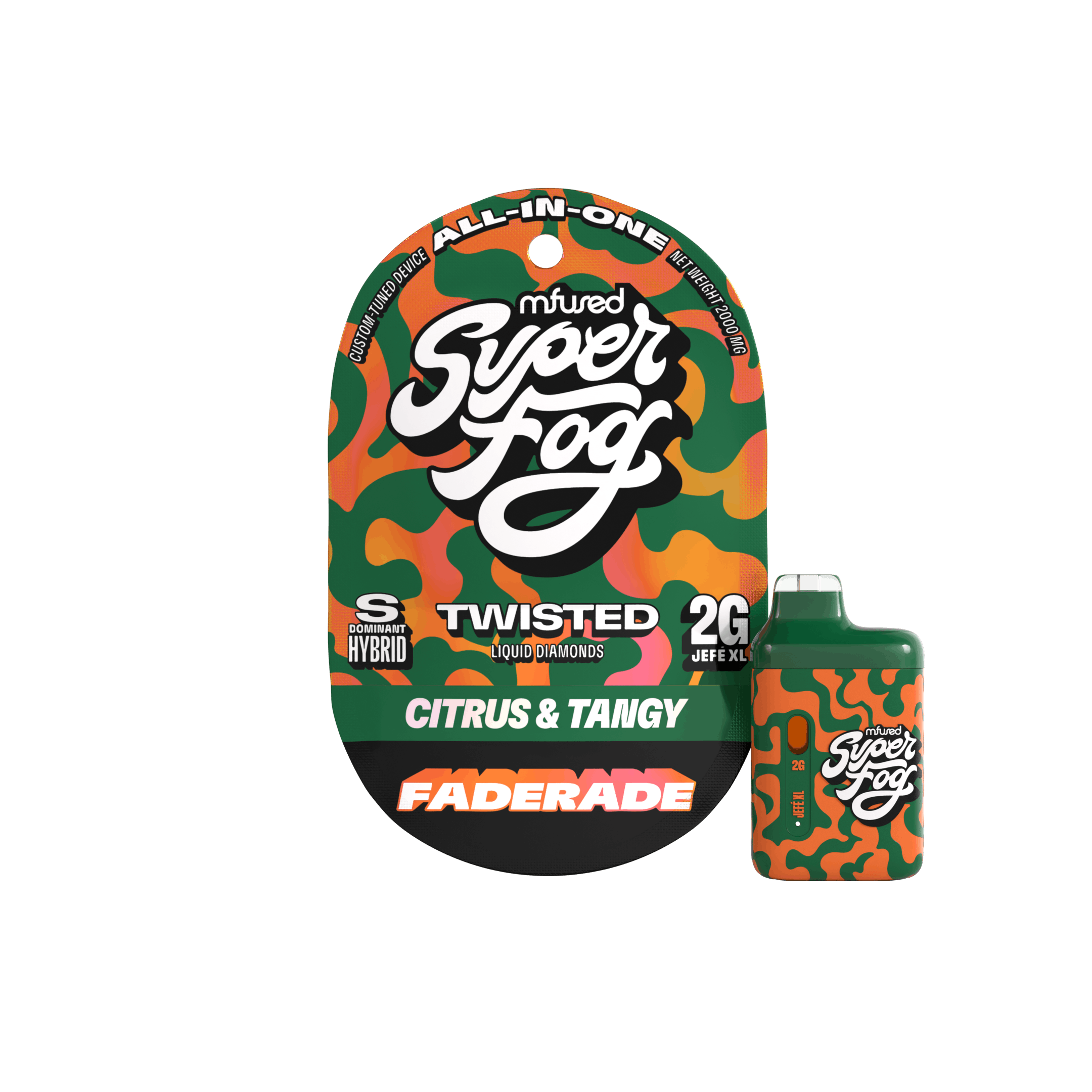 Faderade | TWISTED Liquid Diamonds Jefé Disposable | 2g by Super Fog by MFused