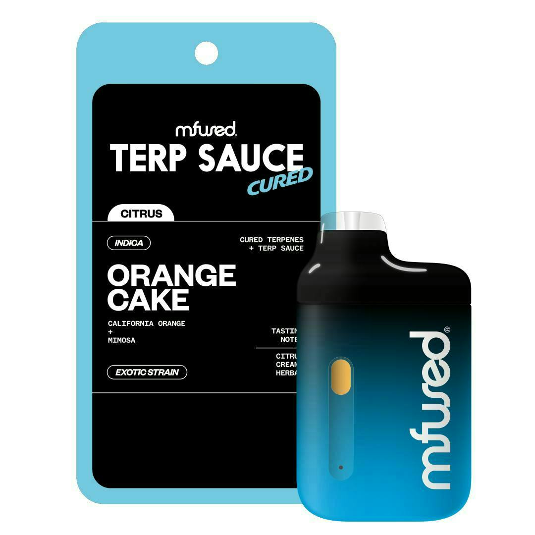Orange Cake | TERP SAUCE Cured Jefé Disposable | 1g by Super Fog by MFused