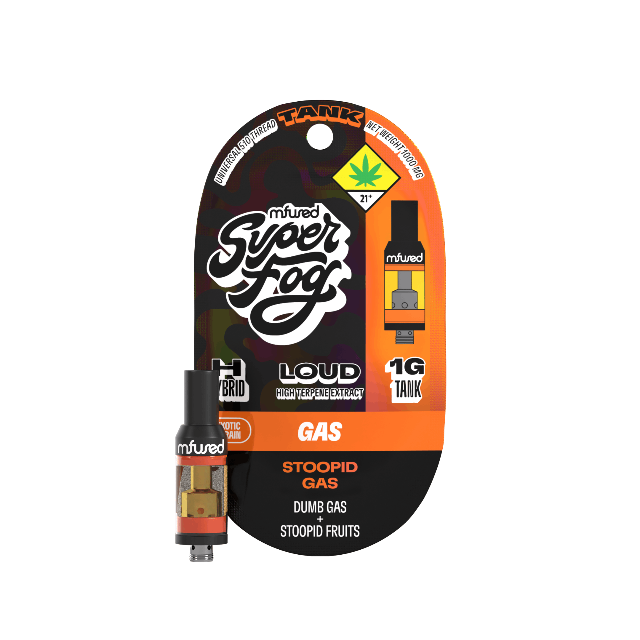 Stoopid Gas · LOUD High Terpene Extract Tank Cartridge