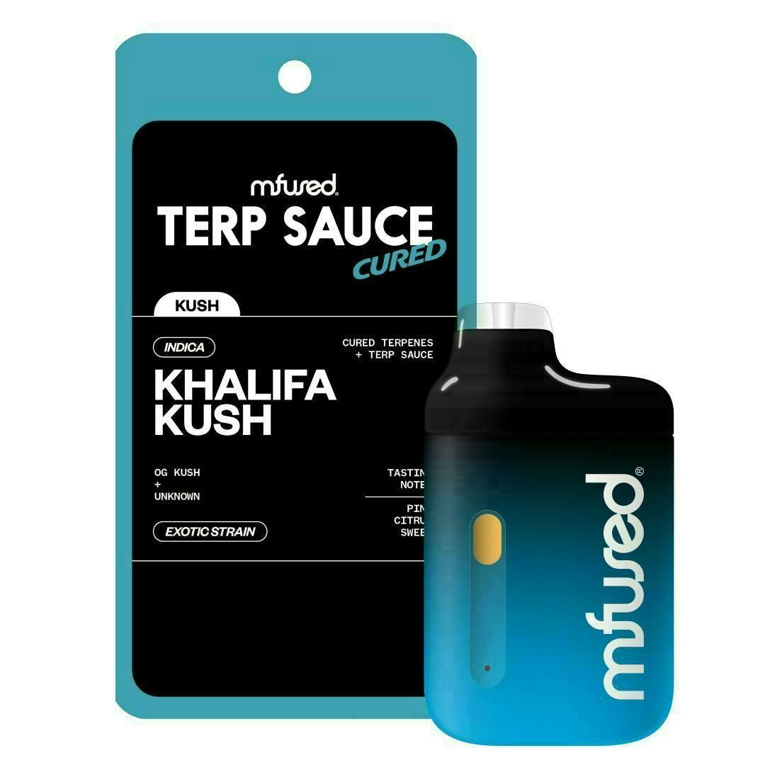 Khalifa Kush | TERP SAUCE Cured Jefé Disposable | 1g by Super Fog by MFused