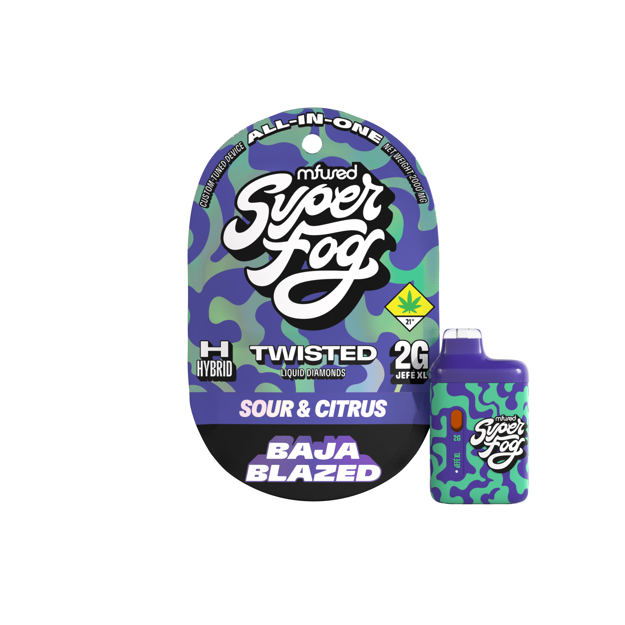 Baja Blazed · TWISTED Liquid Diamonds Jefé Disposable