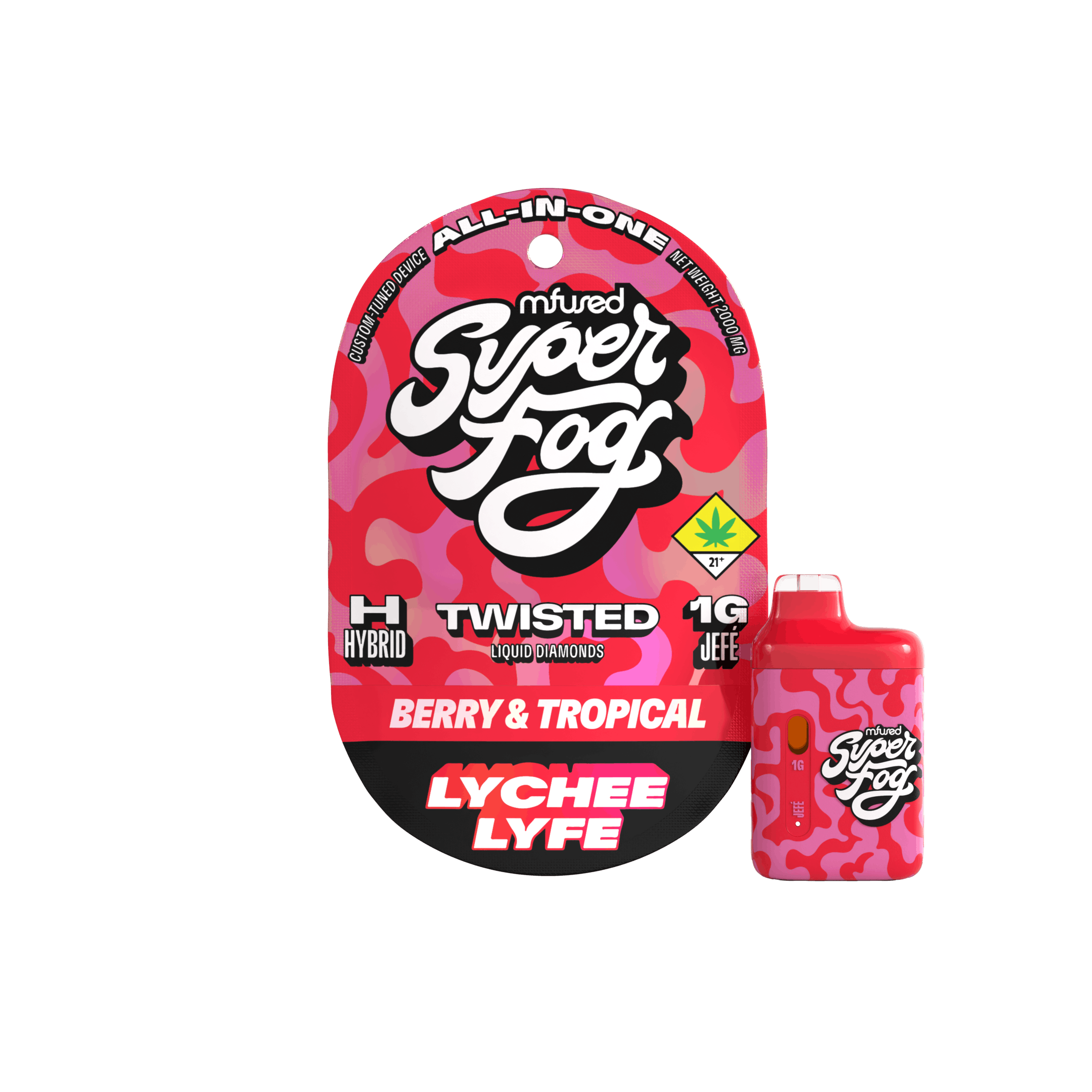 Lychee Lyfe | TWISTED Liquid Diamonds Jefé Disposable | 1g