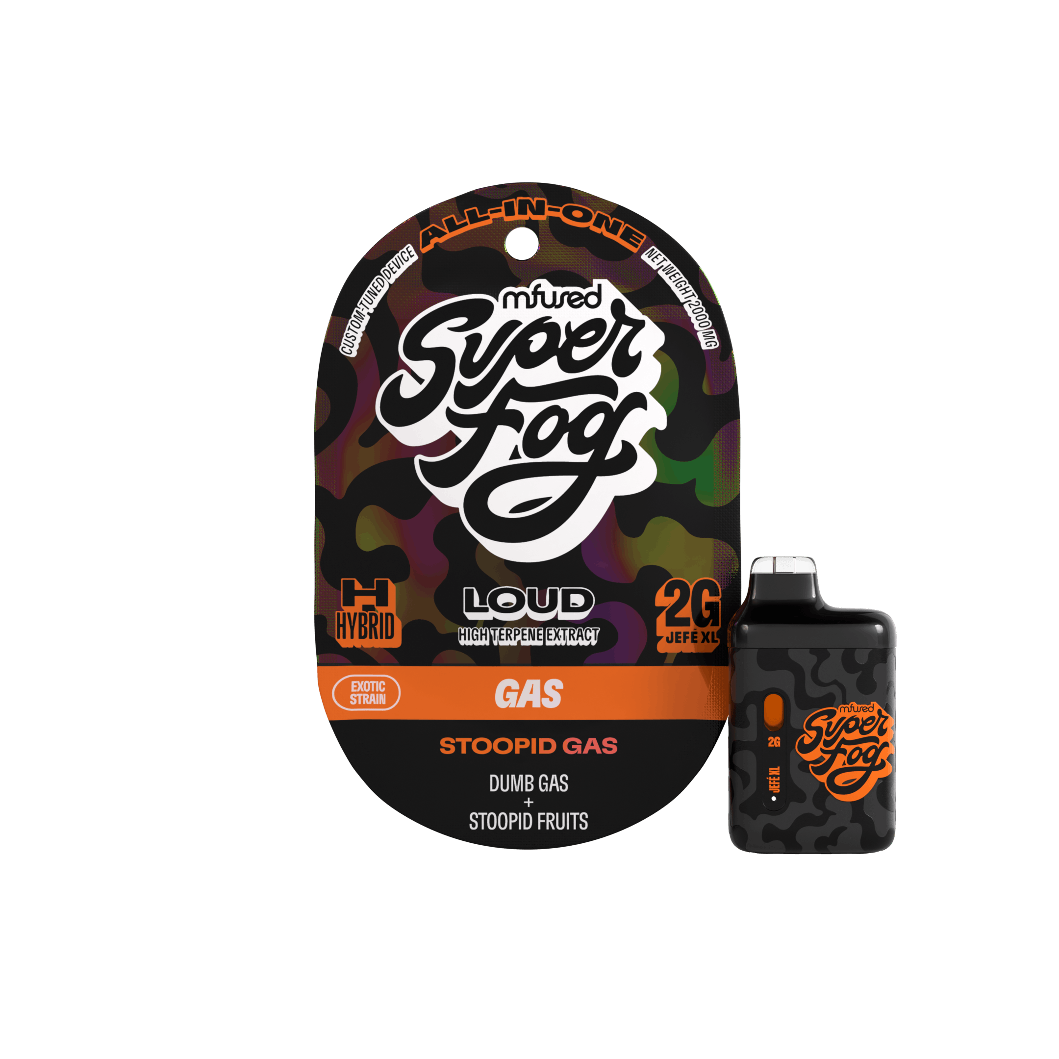 Stoopid Gas · LOUD High Terpene Extract Jefé Disposable