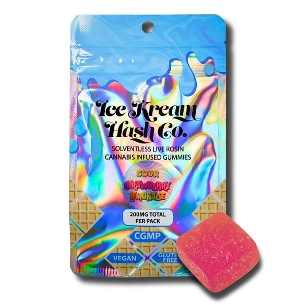 Sour Strawberry Lemonade Live Rosin Gummy | 200mg