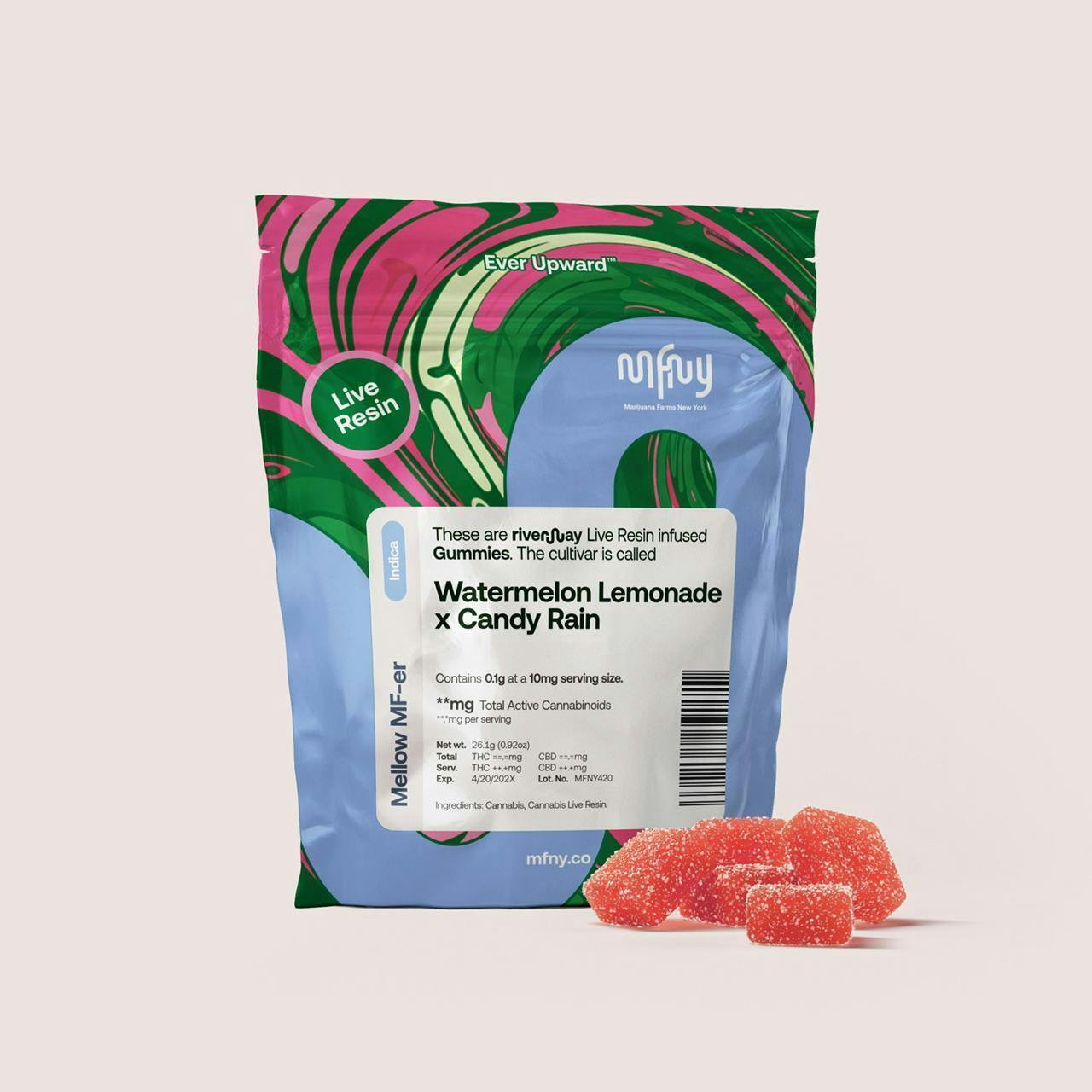 Watermelon Lemonade x Candy Rain | Gummies | 10pk | 10mg/ea by MFNY