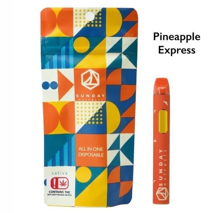 Pineapple Express | Live Resin Disposable | 2g