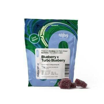 Blueberry x Turbo Blueberry Live Resin Gummies | Gummies | 10pk | 10mg/ea by MFNY