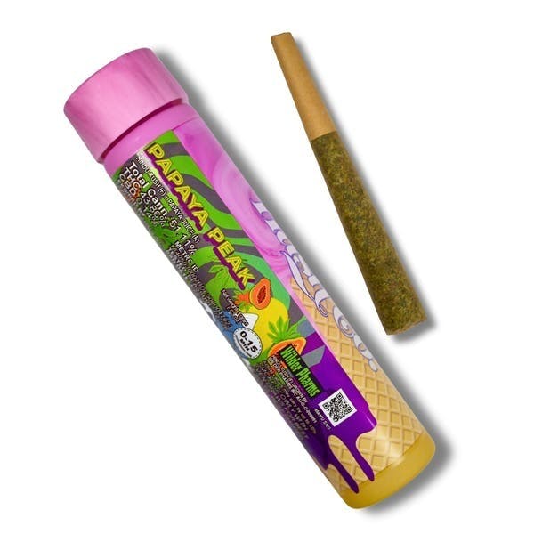 Papaya Peak | Rosin Infused Joint | 1g by Ice Kream Hash Co.