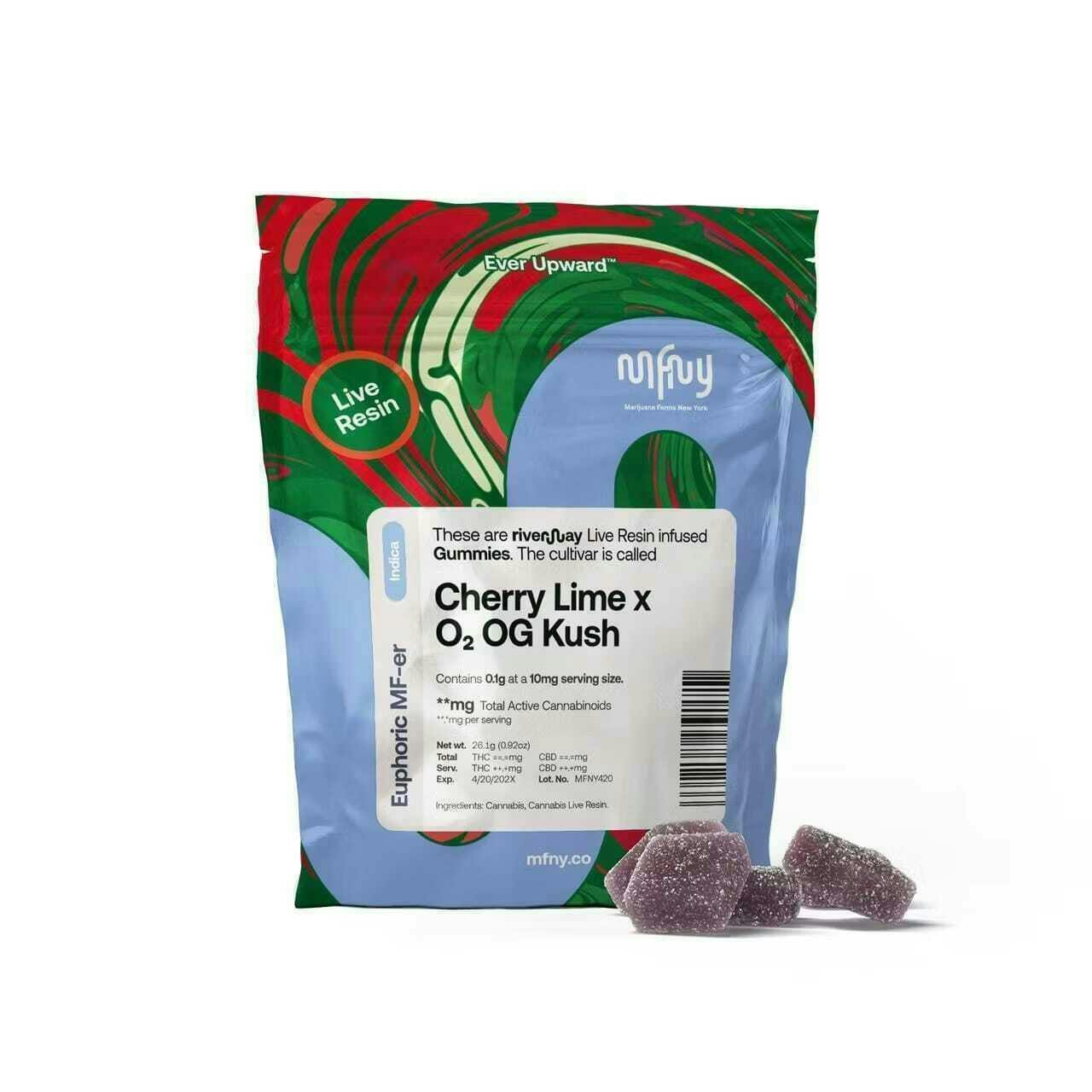 cherry lime x 02 og kush | Gummies | 10pk | 10mg/ea by MFNY