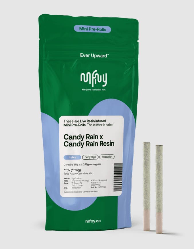 Candy Rain | Infused Joints | 0.75g | 2pk by MFNY