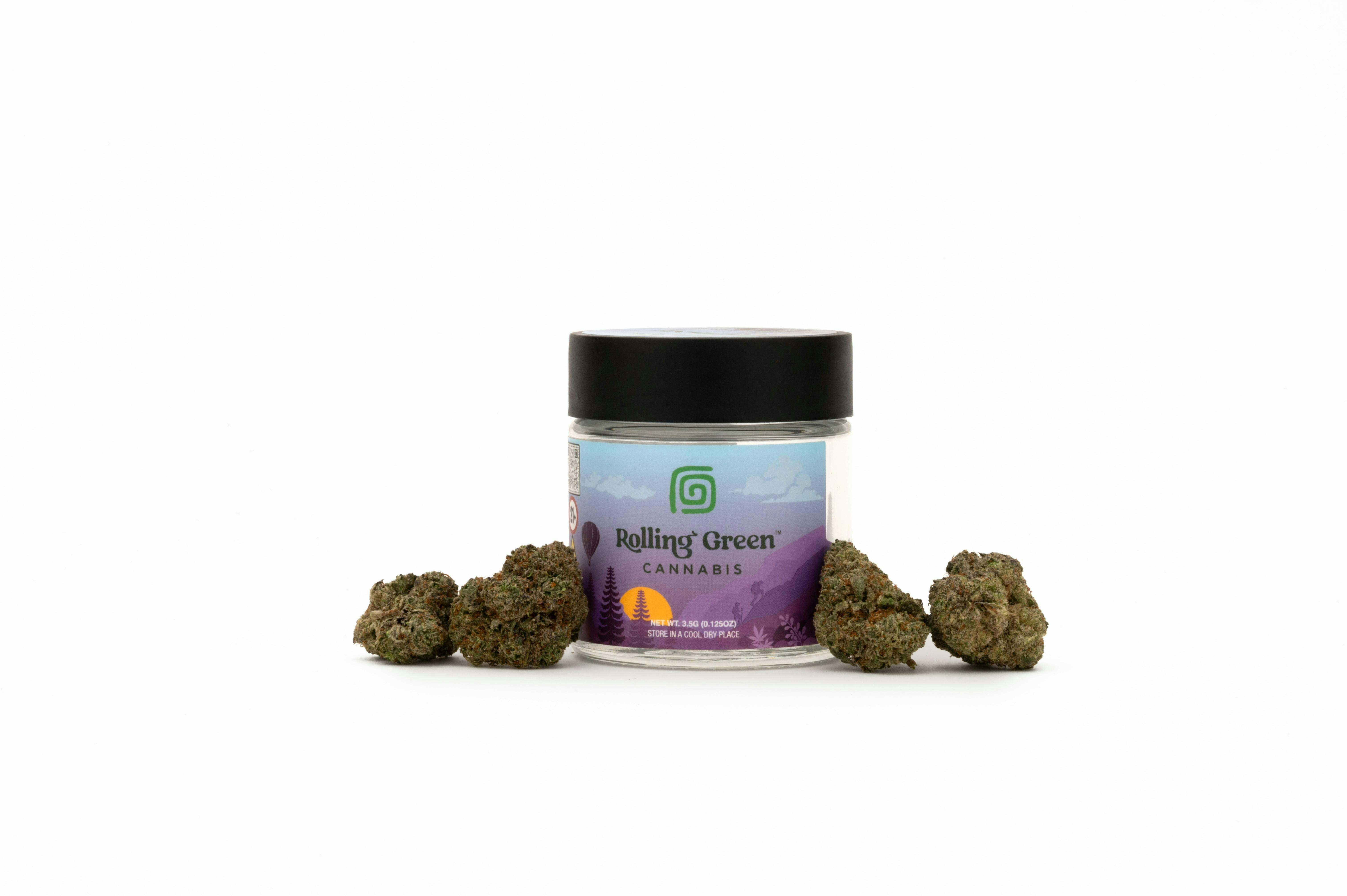 Strawberry Jam | Big Buds | 3.5g by Rolling Green Cannabis
