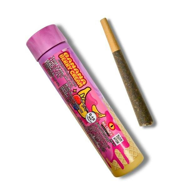 Banana Berry Cream | Rosin Infused Joint | 1g