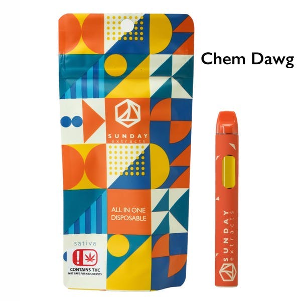 Chem Dawg | Live Resin Disposable | 2g