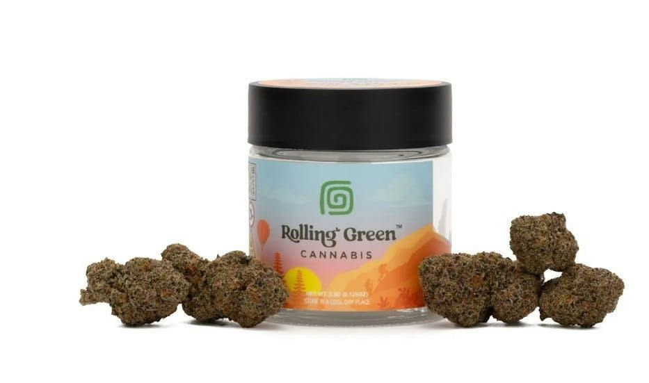 Black Ice | Big Buds | 3.5g by Rolling Green Cannabis