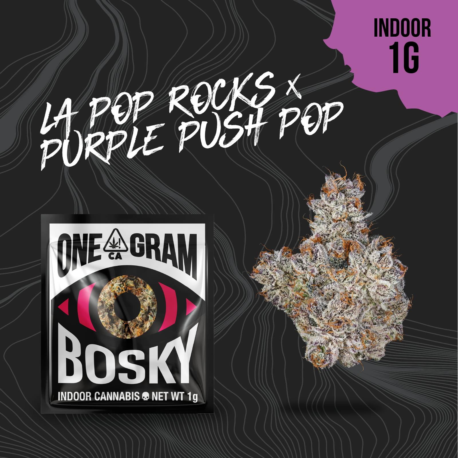 Bosky Genetics: LA Pop Rocks X Purple Push Pop