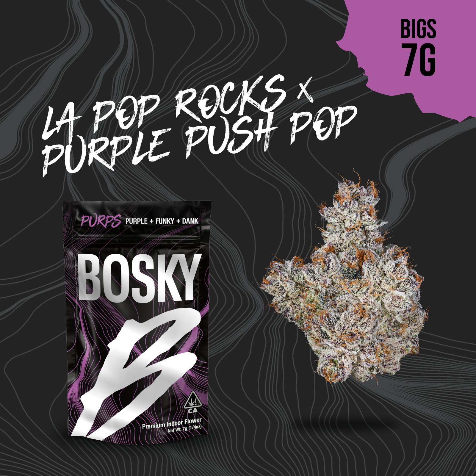 Bosky Genetics: LA Pop Rocks X Purple Push Pop