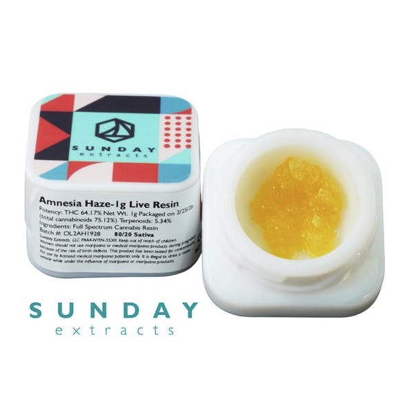 Amnesia Haze | Live Resin | 1g