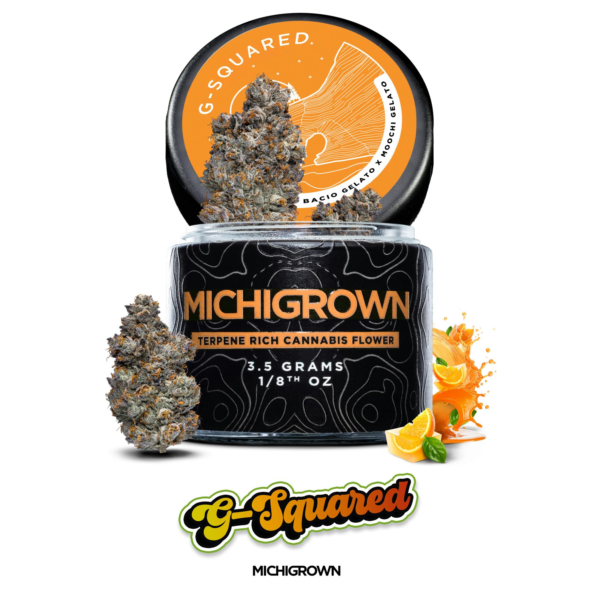G-SQUARED - 3.5 GRAMS - PREMIUM FLOWER - JARS