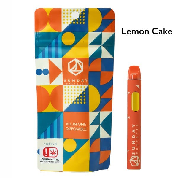 Lemon Cake | Live Resin Disposable | 2g