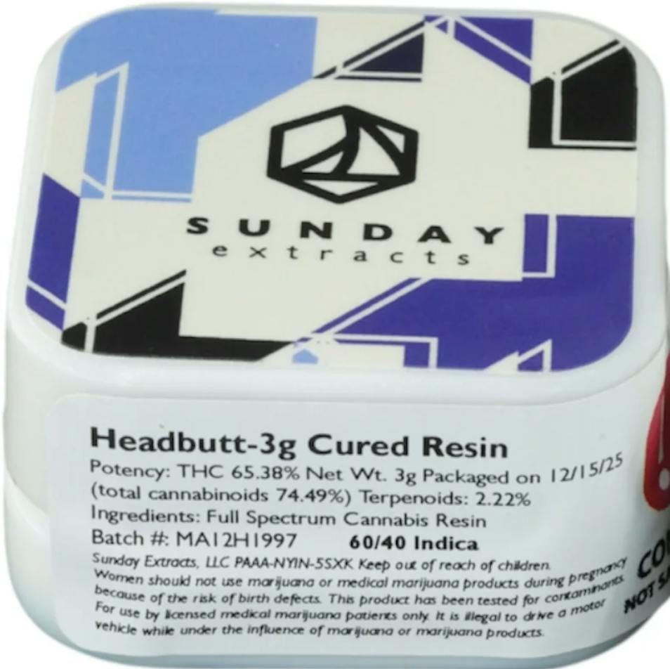Headbutt | Cured Resin | 3g
