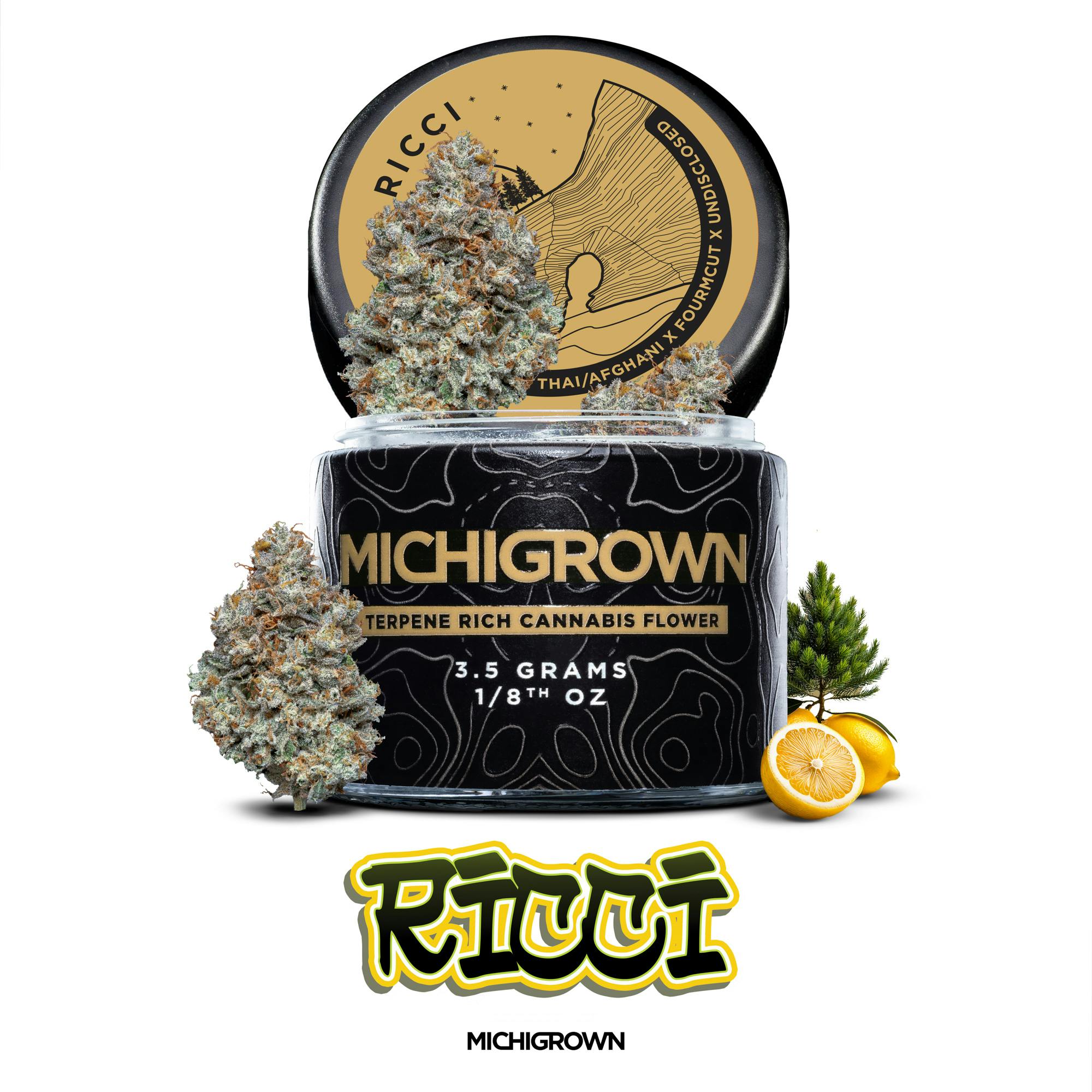 RICCI - 3.5 GRAMS - PREMIUM FLOWER - JARS by MICHIGROWN