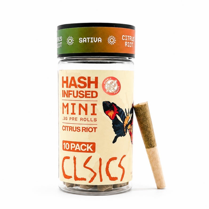 CLSICS Rosin & Rosin Infused Pre Rolls — Orange