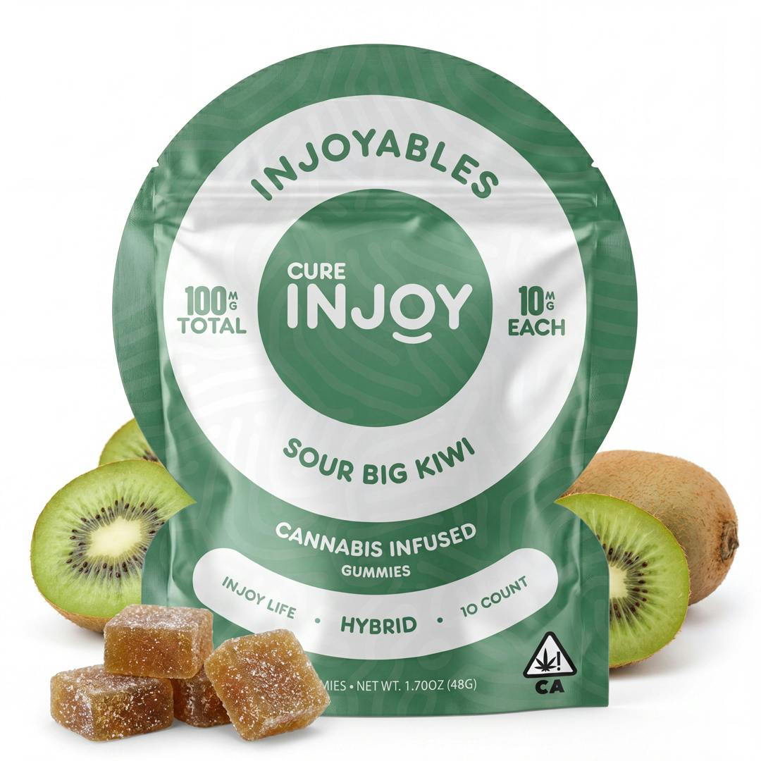 Cure Injoy - Sour Big Kiwi-100MG (Hybrid) - Cure Injoy