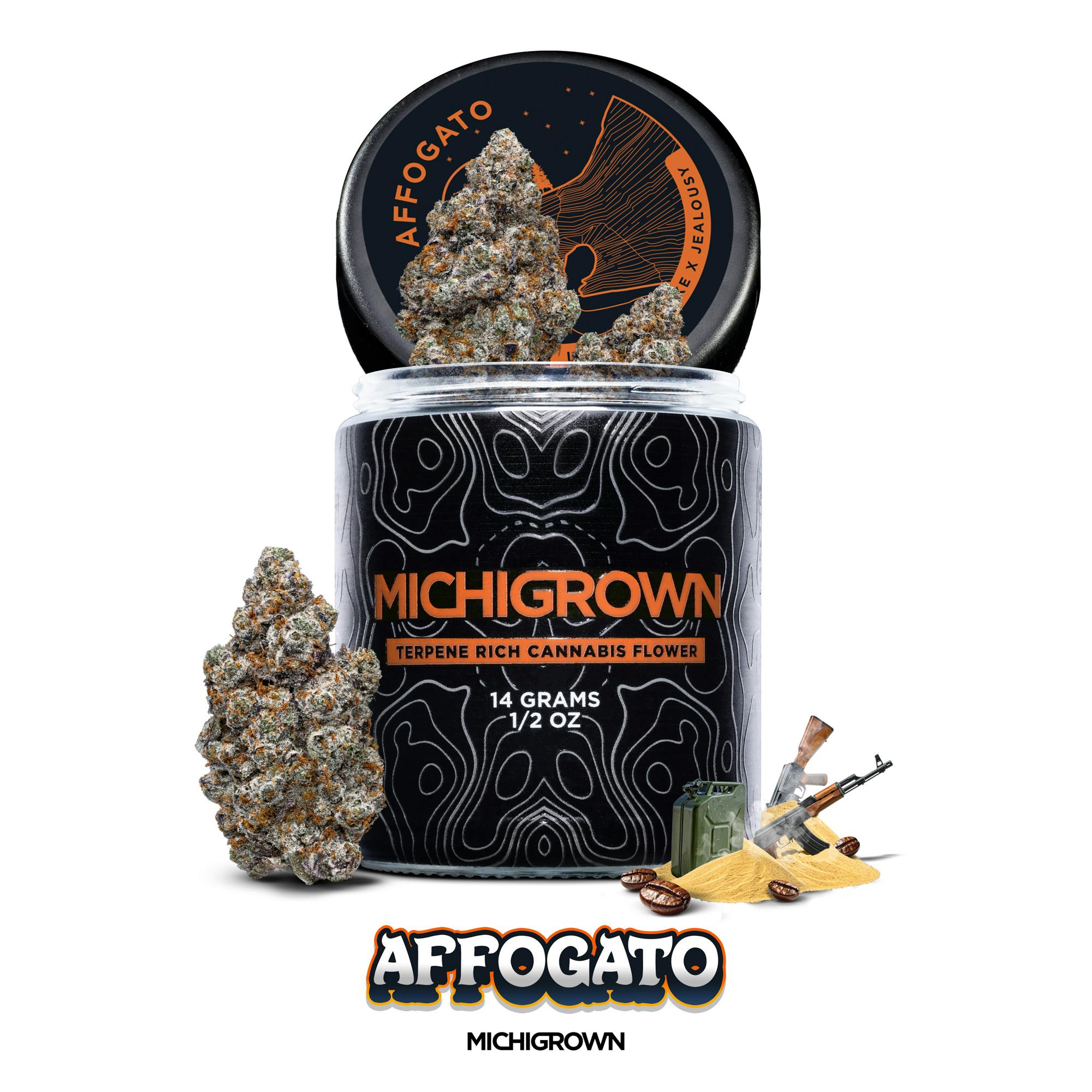 AFFOGATO - 14 GRAMS - PREMIUM FLOWER - JARS by MICHIGROWN