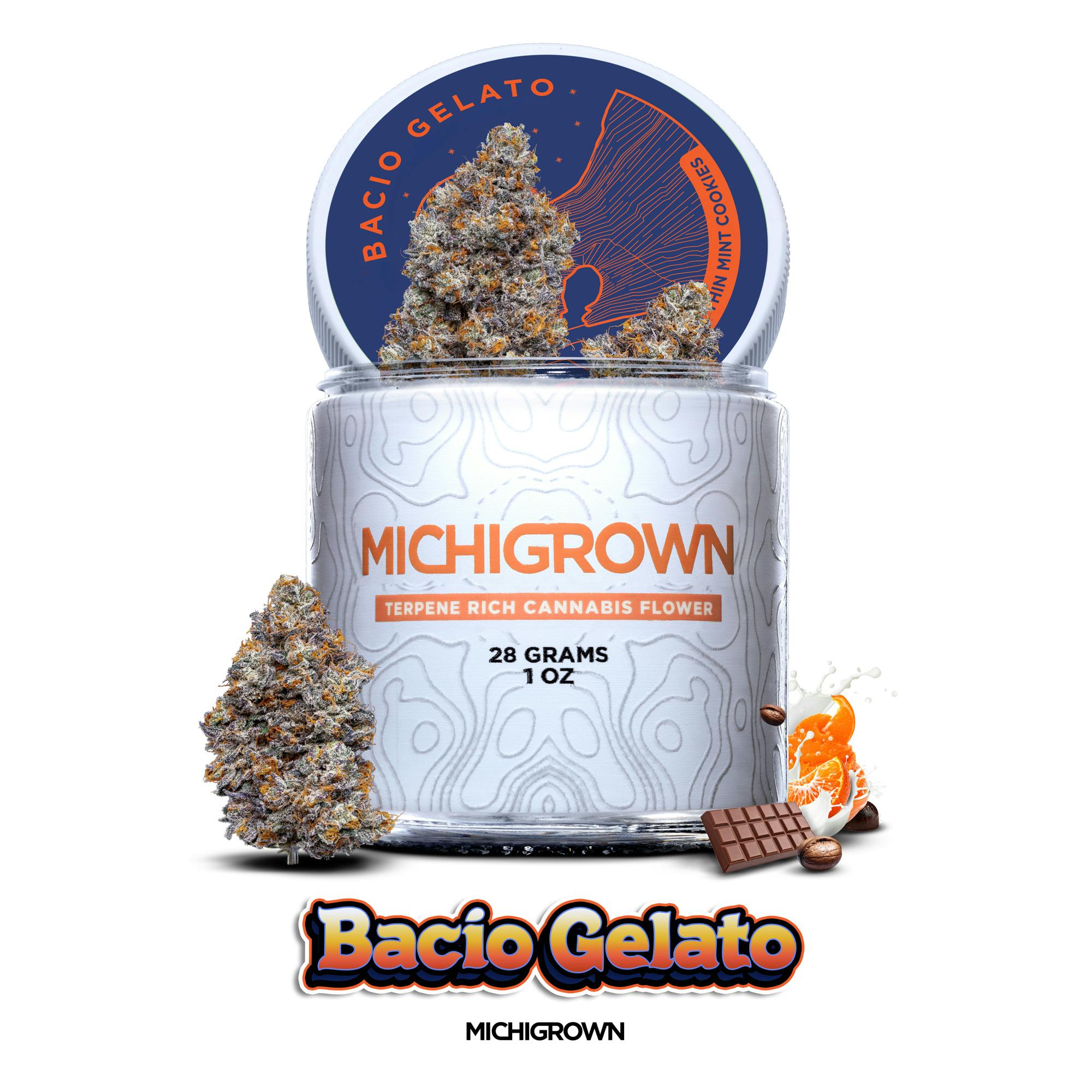 BACIO GELATO - 28 GRAMS - PREMIUM FLOWER - JARS by MICHIGROWN