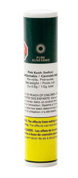 Pink Kush | Joints | 0.5g each | 3pk