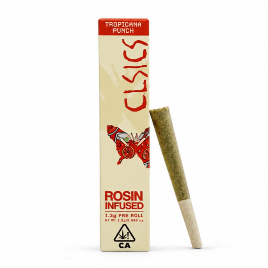 CLSICS Rosin & Rosin Infused Pre Rolls — Tropicana Punch