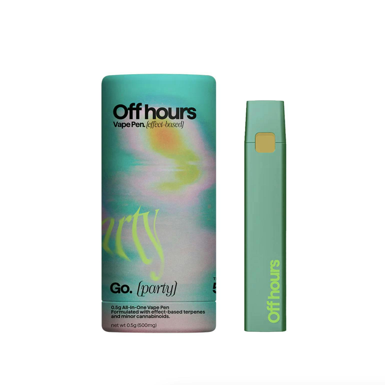 Go | Party 5:1:1 THC:THCV:CBG | Disposable | 0.5g by Off Hours