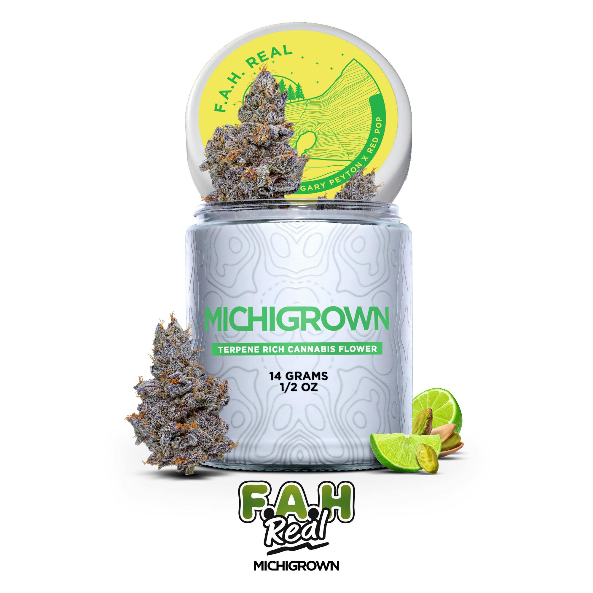F.A.H. REAL - 14 GRAMS - PREMIUM FLOWER - JARS by MICHIGROWN