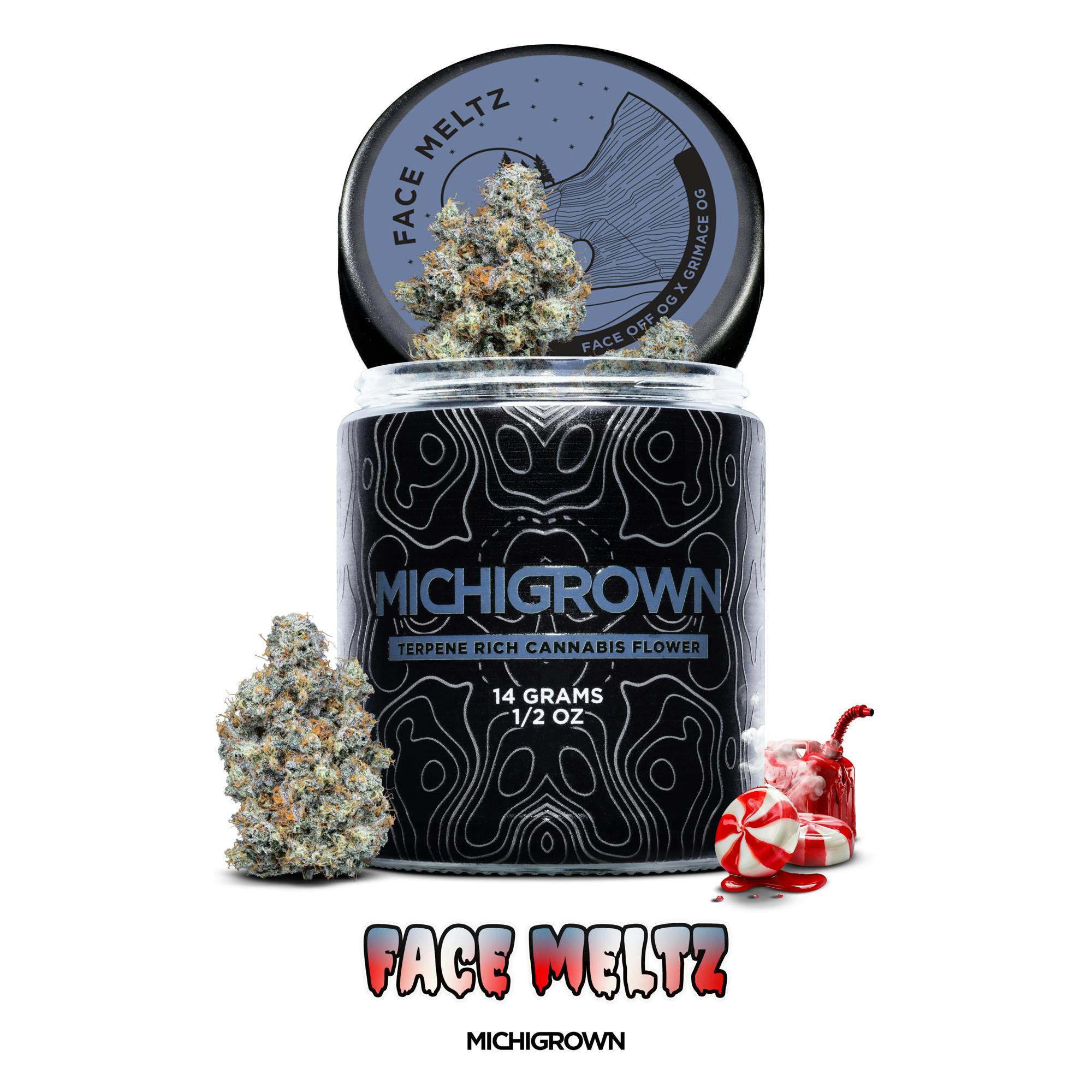 Face Meltz - 14 Grams Premium Flower - Jars by MICHIGROWN