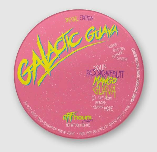 Galactic Guava | Passionfruit Mango | Rosin Edibles | 100mg | 10ct | 10mg by Off Hours