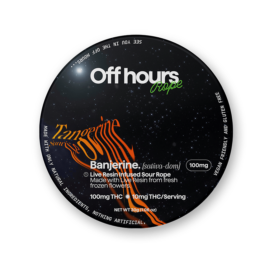 Banjerine | Tangerine Sunrise | Rosin Edibles | 100mg | 1ct by Off Hours